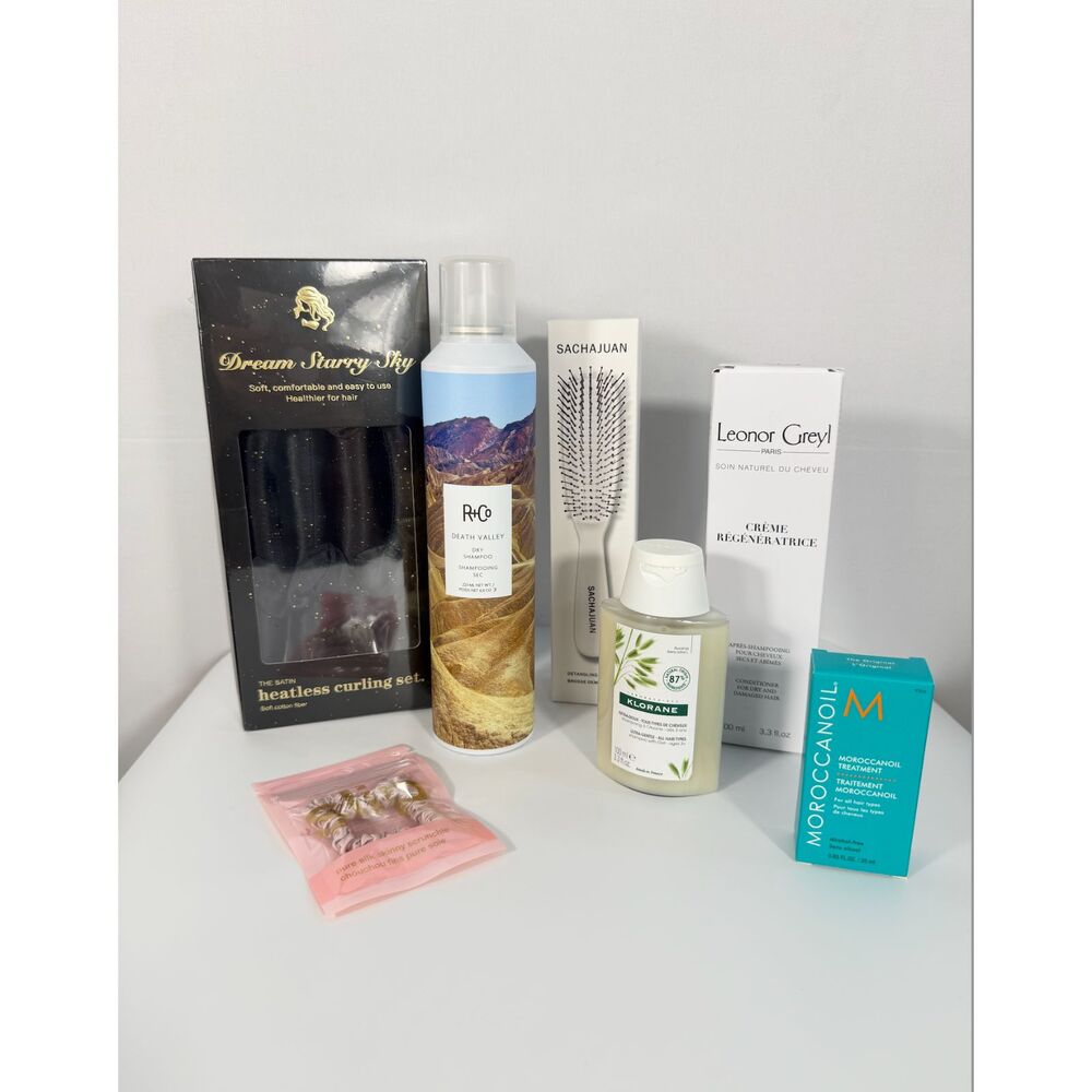 Luxury Haircare Bundle R+Co Moroccanoil Leonor Greyl Sachajuan Klorane NEW